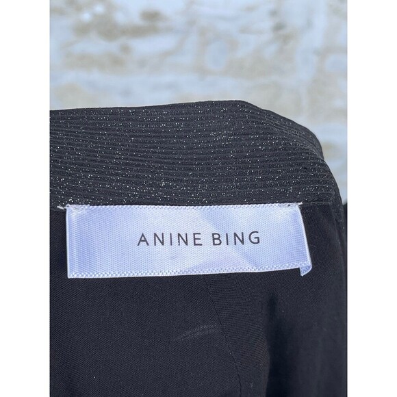 Anine Bing Pleated Tulle Skirt size XS black metallic - Picture 8 of 10